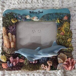 Dolphin Picture Photo Frame Coral Reef